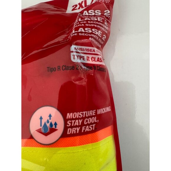 Milwaukee Orange Class 2 Surveyor's High Visibility Safety Vest 2XL 3XL NEW - Picture 4 of 5